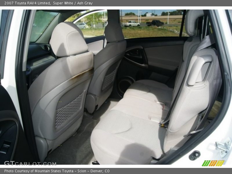 Super White / Ash Gray 2007 Toyota RAV4 Limited