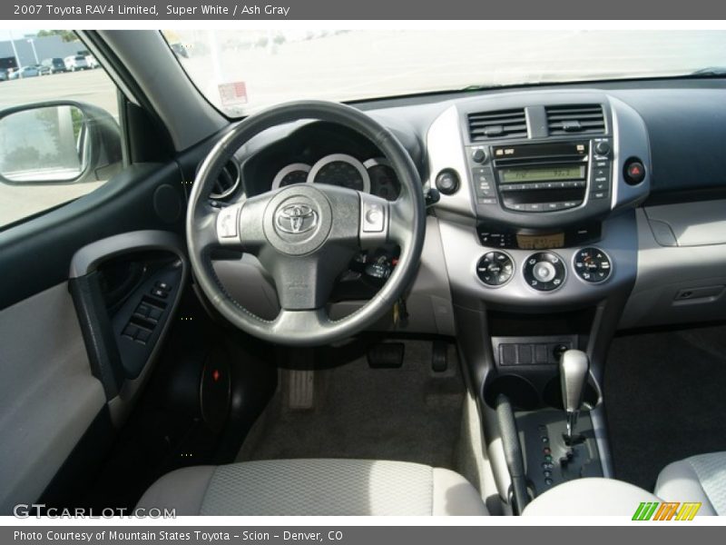 Super White / Ash Gray 2007 Toyota RAV4 Limited