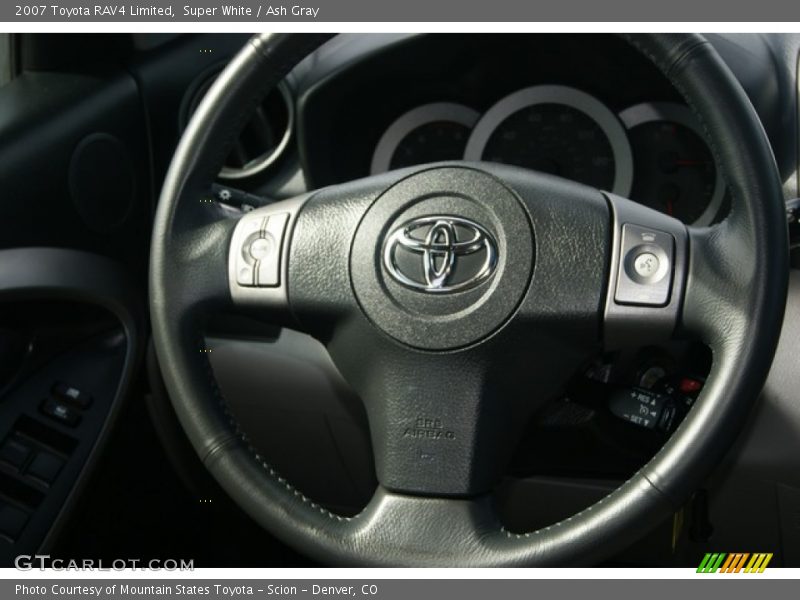 Super White / Ash Gray 2007 Toyota RAV4 Limited