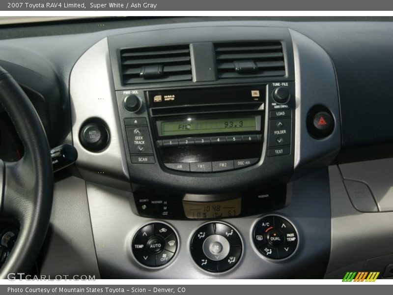 Super White / Ash Gray 2007 Toyota RAV4 Limited