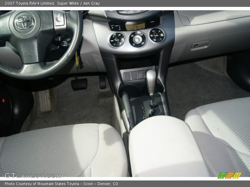 Super White / Ash Gray 2007 Toyota RAV4 Limited