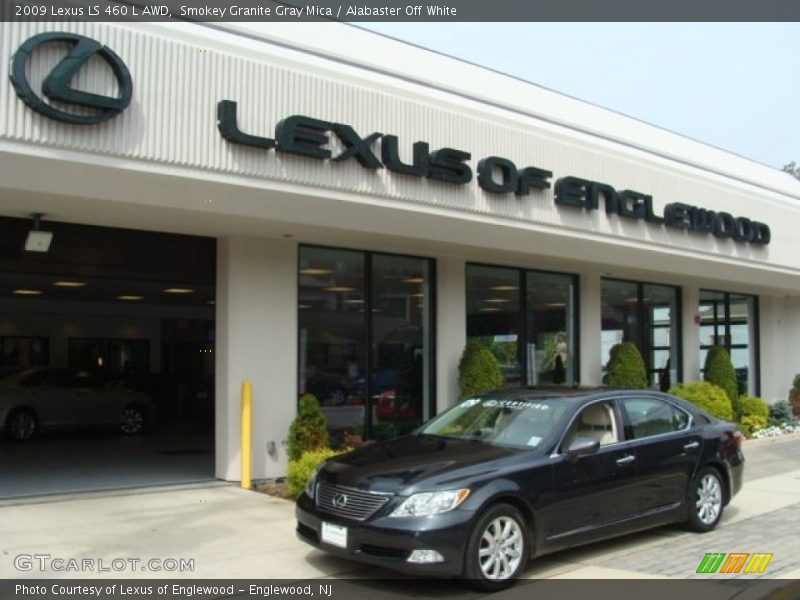 Smokey Granite Gray Mica / Alabaster Off White 2009 Lexus LS 460 L AWD