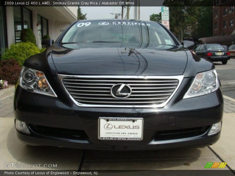 Smokey Granite Gray Mica / Alabaster Off White 2009 Lexus LS 460 L AWD