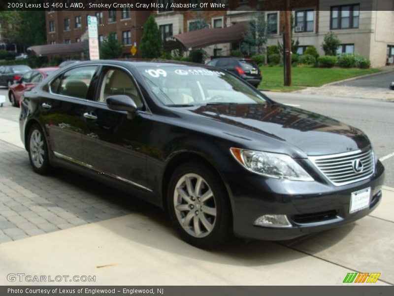 Smokey Granite Gray Mica / Alabaster Off White 2009 Lexus LS 460 L AWD