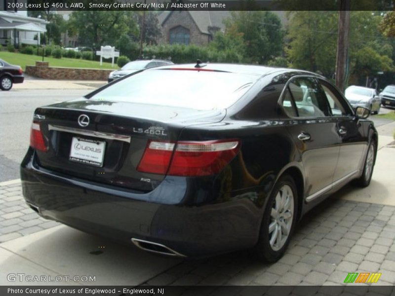 Smokey Granite Gray Mica / Alabaster Off White 2009 Lexus LS 460 L AWD