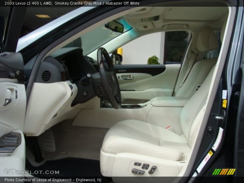 Smokey Granite Gray Mica / Alabaster Off White 2009 Lexus LS 460 L AWD