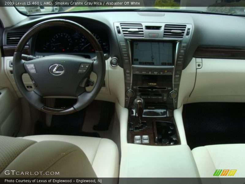 Smokey Granite Gray Mica / Alabaster Off White 2009 Lexus LS 460 L AWD