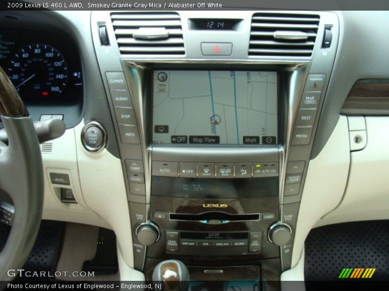 Smokey Granite Gray Mica / Alabaster Off White 2009 Lexus LS 460 L AWD