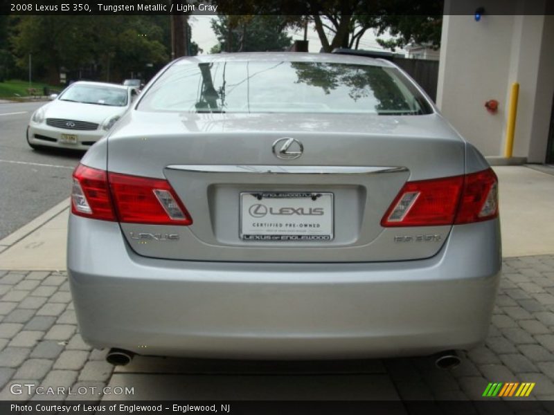 Tungsten Metallic / Light Gray 2008 Lexus ES 350