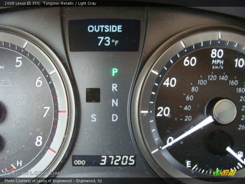 Tungsten Metallic / Light Gray 2008 Lexus ES 350