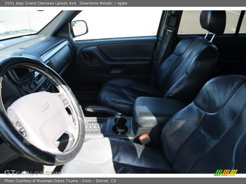 Silverstone Metallic / Agate 2001 Jeep Grand Cherokee Laredo 4x4