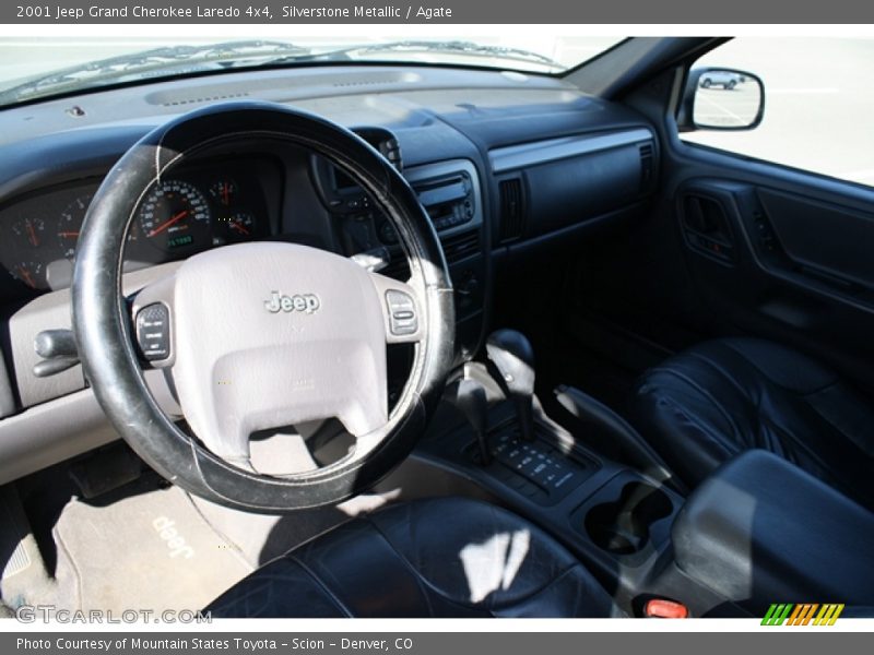 Silverstone Metallic / Agate 2001 Jeep Grand Cherokee Laredo 4x4
