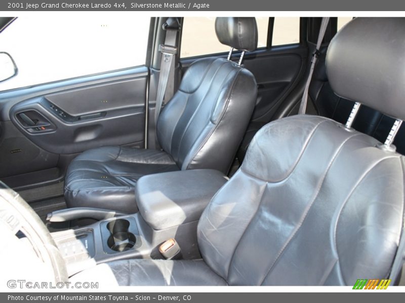 Silverstone Metallic / Agate 2001 Jeep Grand Cherokee Laredo 4x4