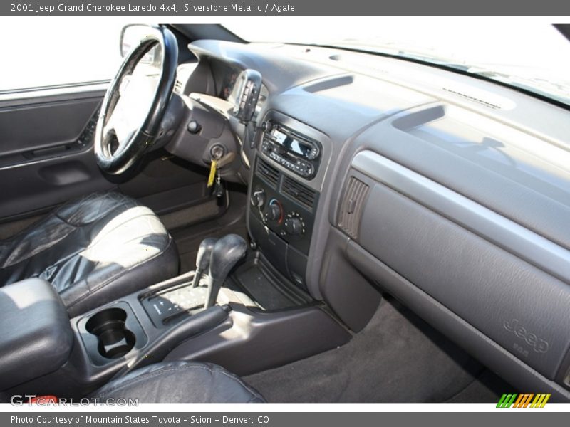 Silverstone Metallic / Agate 2001 Jeep Grand Cherokee Laredo 4x4