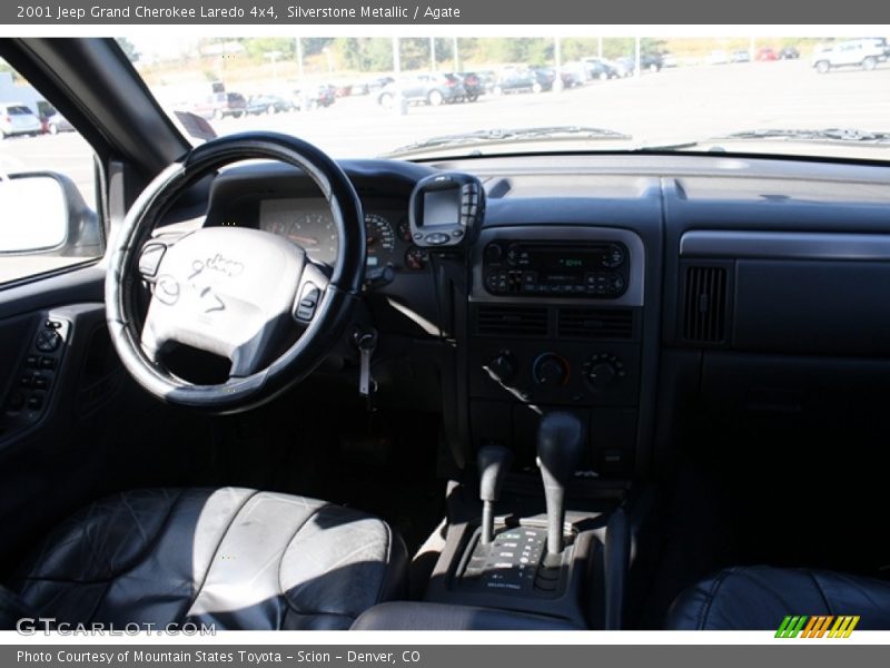 Silverstone Metallic / Agate 2001 Jeep Grand Cherokee Laredo 4x4