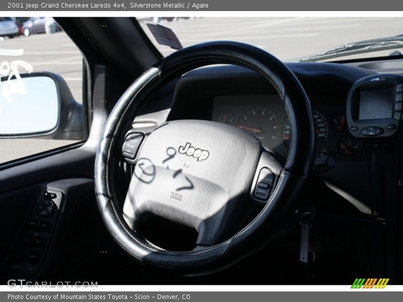 Silverstone Metallic / Agate 2001 Jeep Grand Cherokee Laredo 4x4