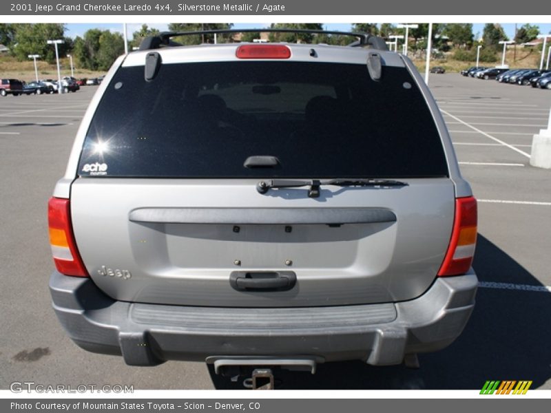 Silverstone Metallic / Agate 2001 Jeep Grand Cherokee Laredo 4x4