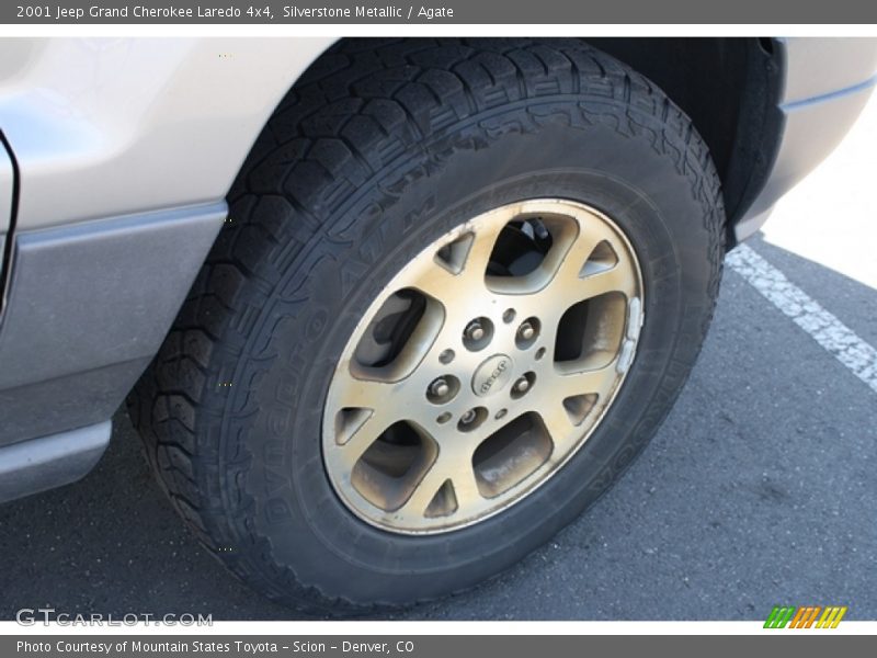 Silverstone Metallic / Agate 2001 Jeep Grand Cherokee Laredo 4x4