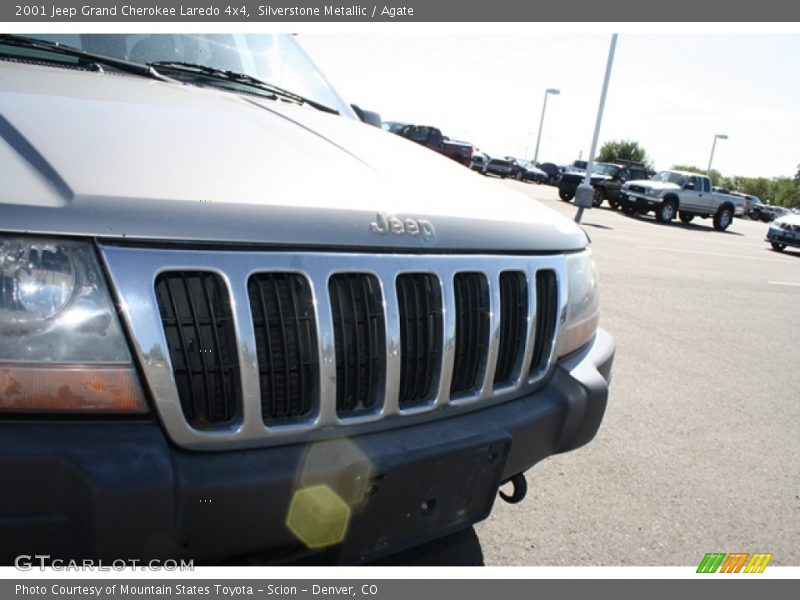 Silverstone Metallic / Agate 2001 Jeep Grand Cherokee Laredo 4x4