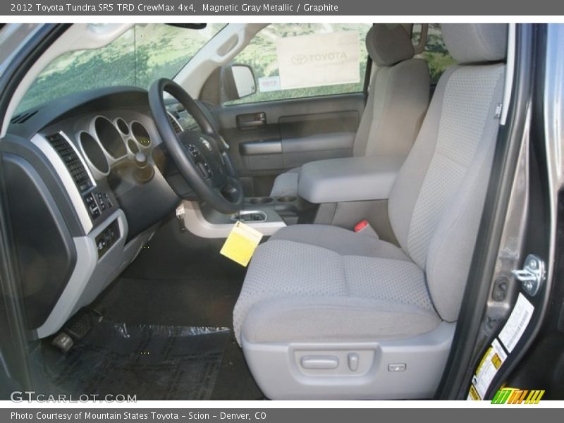  2012 Tundra SR5 TRD CrewMax 4x4 Graphite Interior