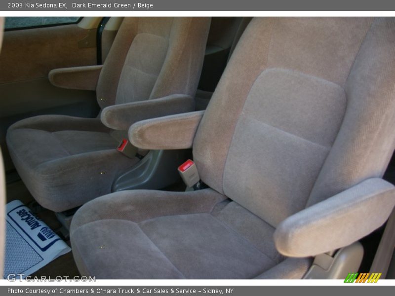 Dark Emerald Green / Beige 2003 Kia Sedona EX