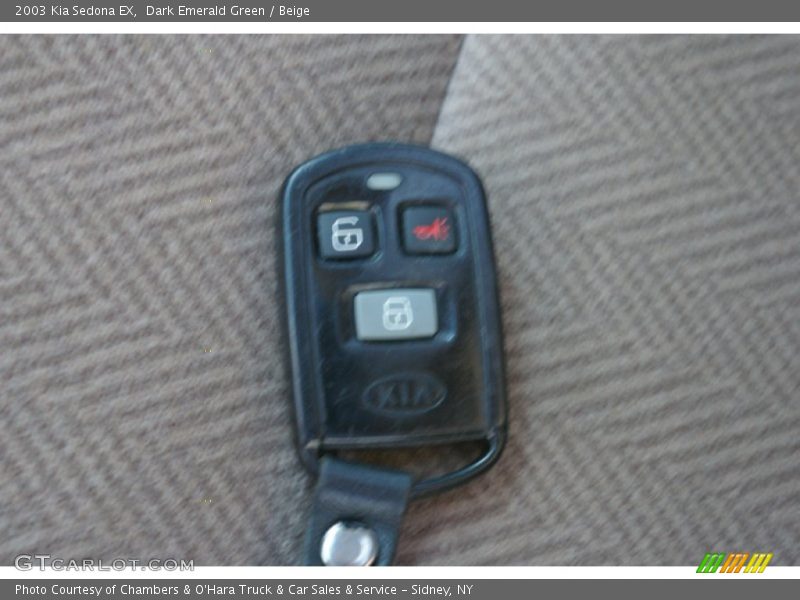 Dark Emerald Green / Beige 2003 Kia Sedona EX