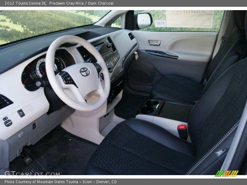  2012 Sienna SE Dark Charcoal Interior