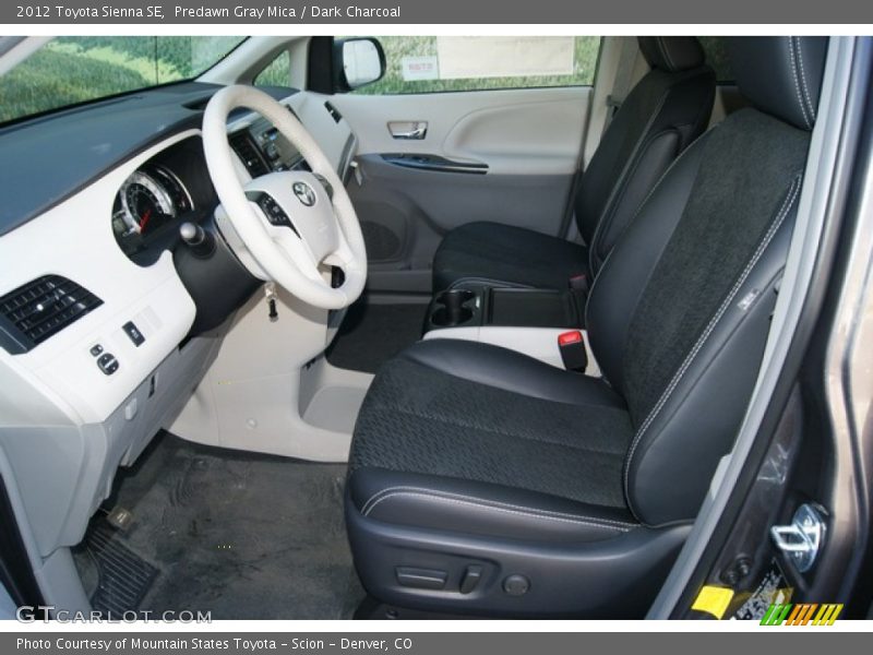  2012 Sienna SE Dark Charcoal Interior