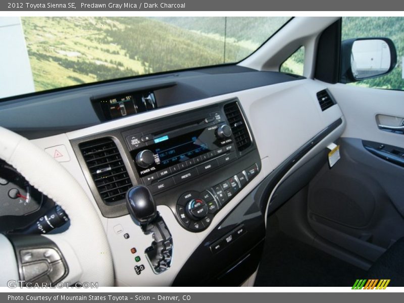 Dashboard of 2012 Sienna SE