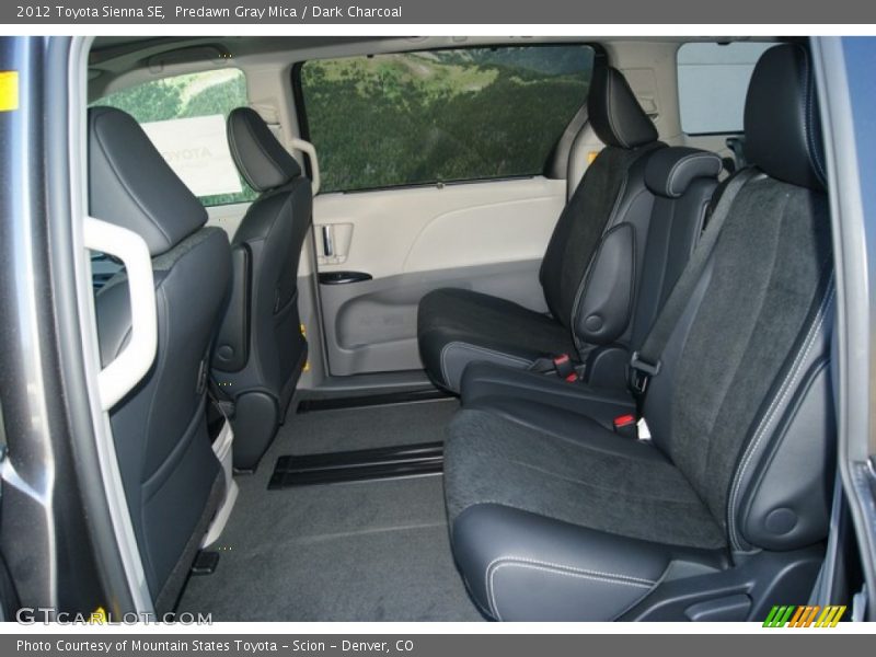  2012 Sienna SE Dark Charcoal Interior