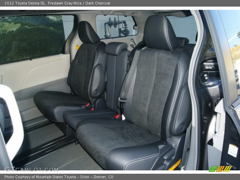  2012 Sienna SE Dark Charcoal Interior