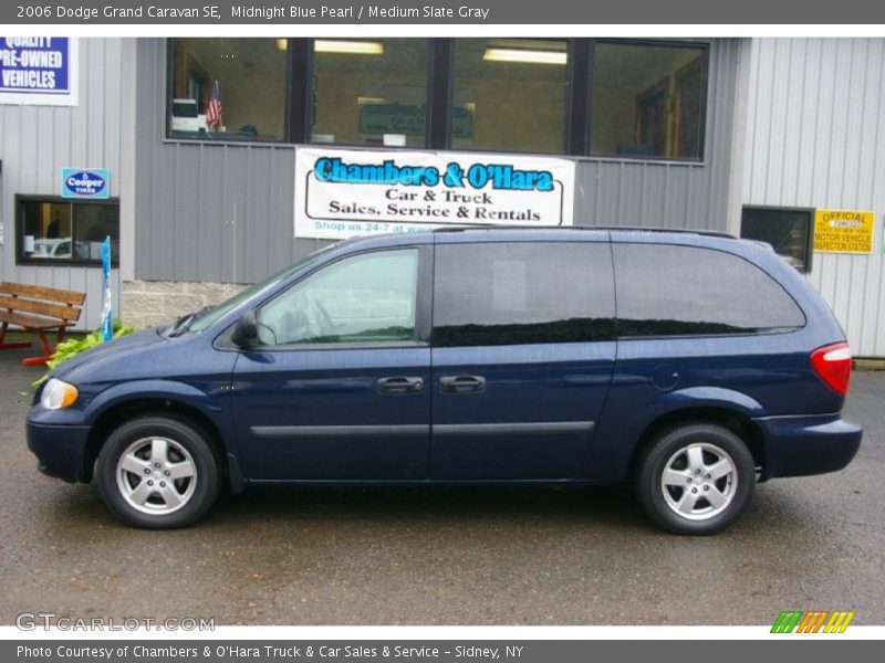 Midnight Blue Pearl / Medium Slate Gray 2006 Dodge Grand Caravan SE