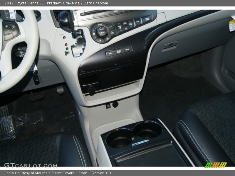 Predawn Gray Mica / Dark Charcoal 2012 Toyota Sienna SE