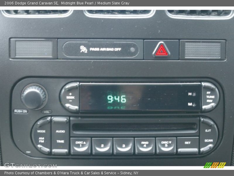 Midnight Blue Pearl / Medium Slate Gray 2006 Dodge Grand Caravan SE