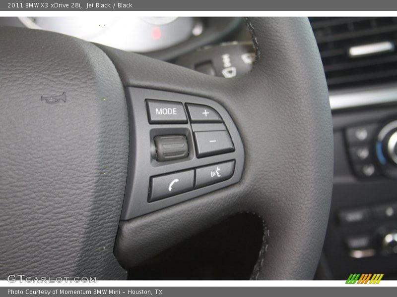 Jet Black / Black 2011 BMW X3 xDrive 28i