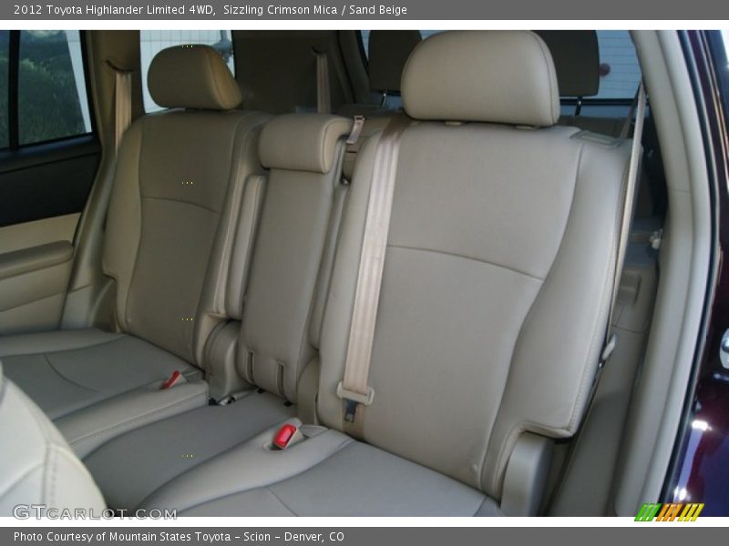  2012 Highlander Limited 4WD Sand Beige Interior