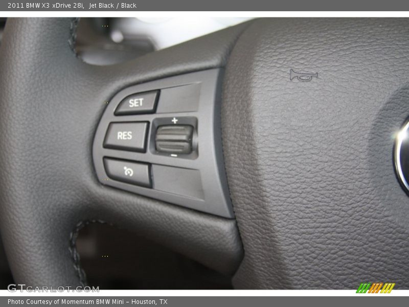 Jet Black / Black 2011 BMW X3 xDrive 28i