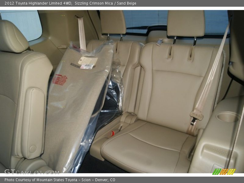  2012 Highlander Limited 4WD Sand Beige Interior