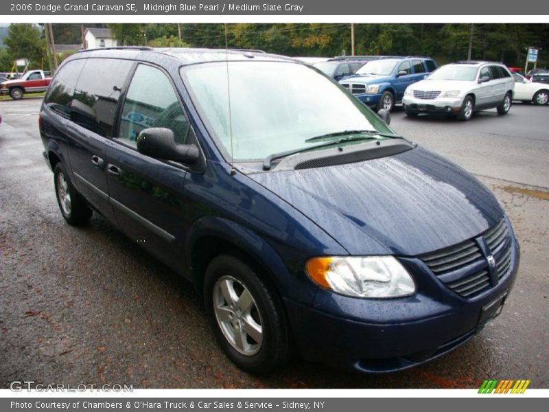 Midnight Blue Pearl / Medium Slate Gray 2006 Dodge Grand Caravan SE