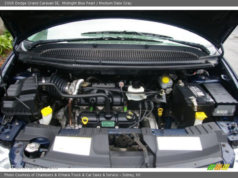Midnight Blue Pearl / Medium Slate Gray 2006 Dodge Grand Caravan SE