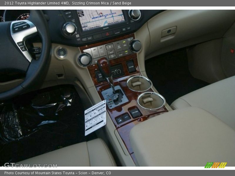 Sizzling Crimson Mica / Sand Beige 2012 Toyota Highlander Limited 4WD