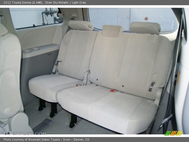 Silver Sky Metallic / Light Gray 2012 Toyota Sienna LE AWD