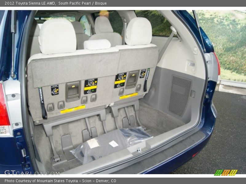 South Pacific Pearl / Bisque 2012 Toyota Sienna LE AWD