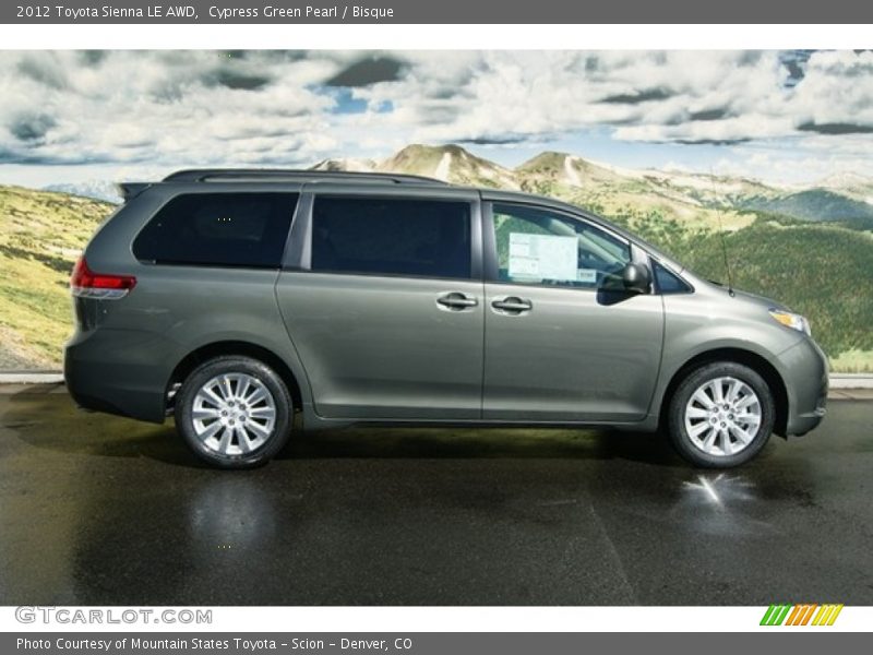  2012 Sienna LE AWD Cypress Green Pearl