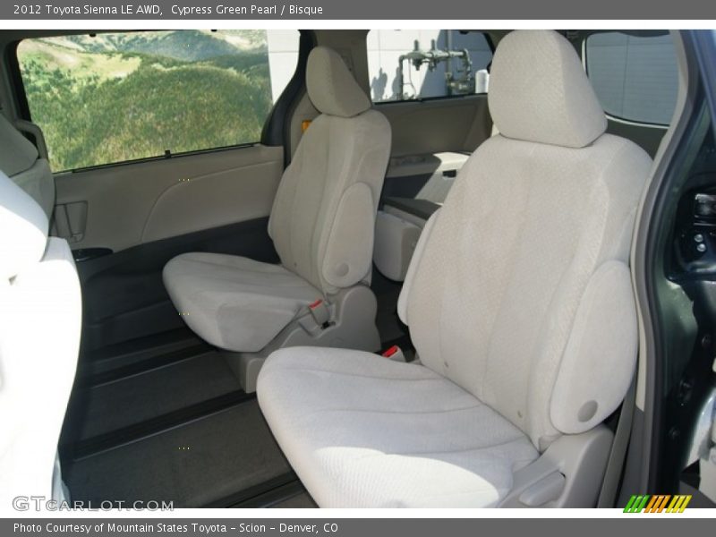  2012 Sienna LE AWD Bisque Interior