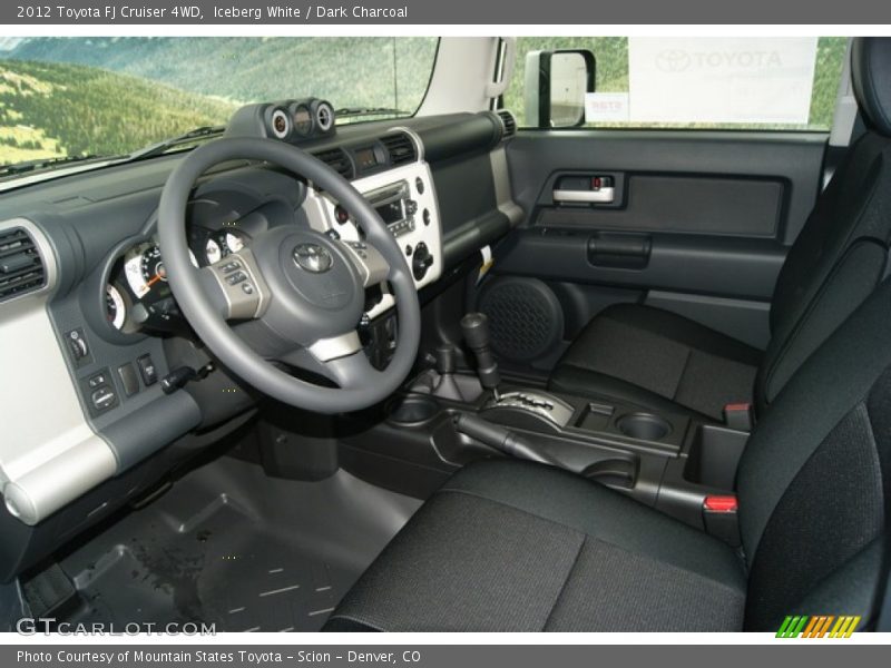  2012 FJ Cruiser 4WD Dark Charcoal Interior