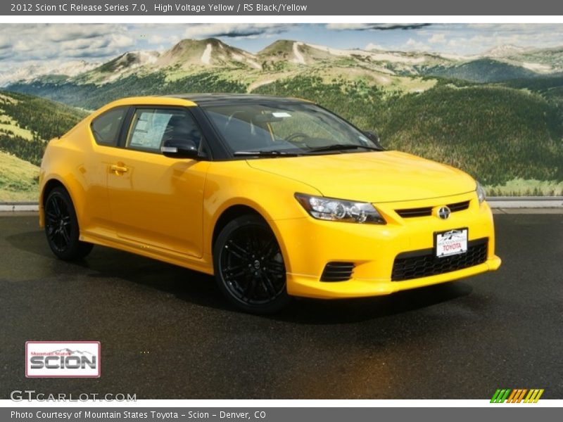 High Voltage Yellow / RS Black/Yellow 2012 Scion tC Release Series 7.0