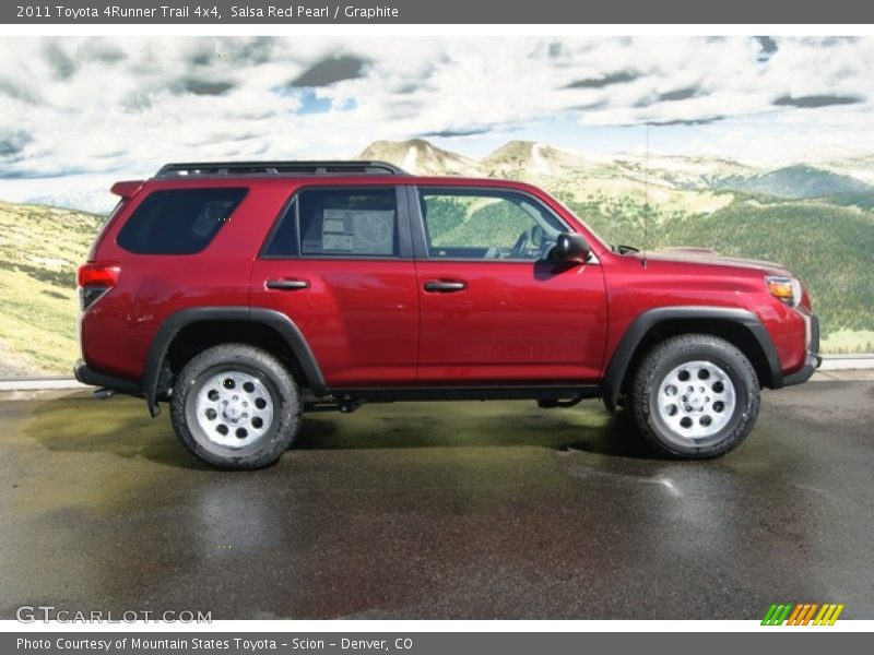 Salsa Red Pearl / Graphite 2011 Toyota 4Runner Trail 4x4