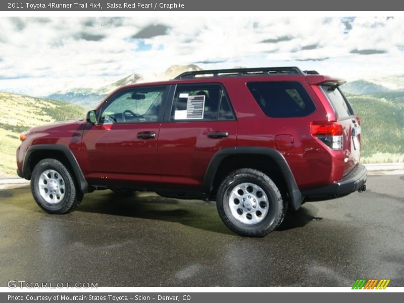 Salsa Red Pearl / Graphite 2011 Toyota 4Runner Trail 4x4