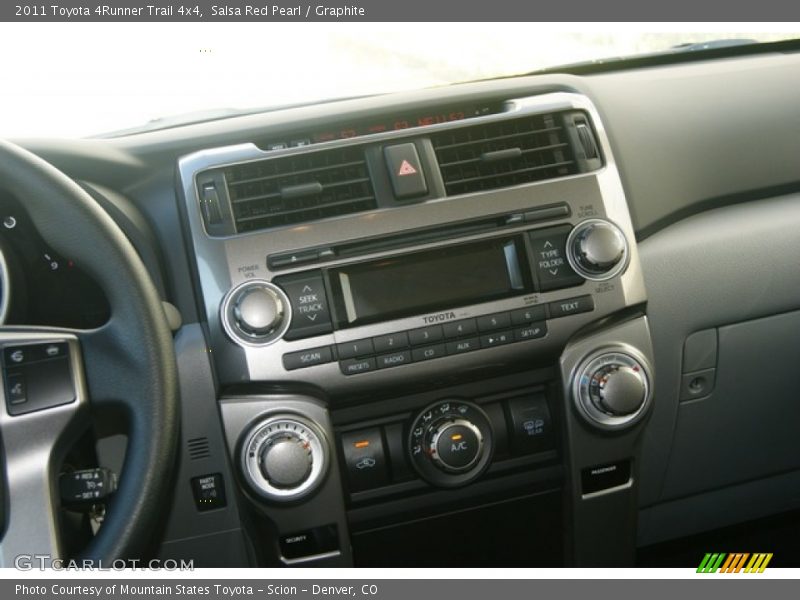 Salsa Red Pearl / Graphite 2011 Toyota 4Runner Trail 4x4